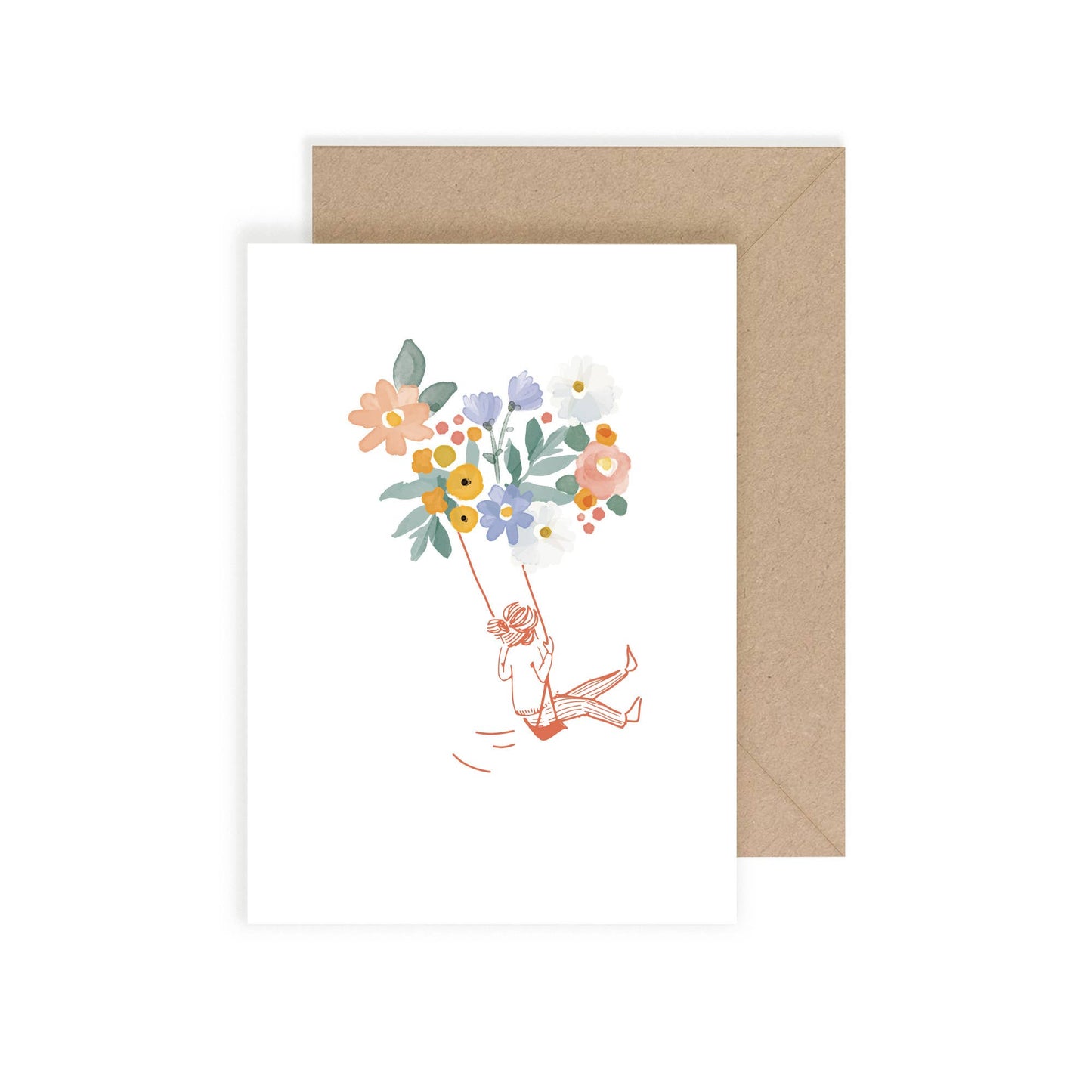 Karte Happiness Flowers Mylovelything