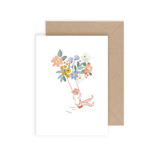 Karte Happiness Flowers Mylovelything