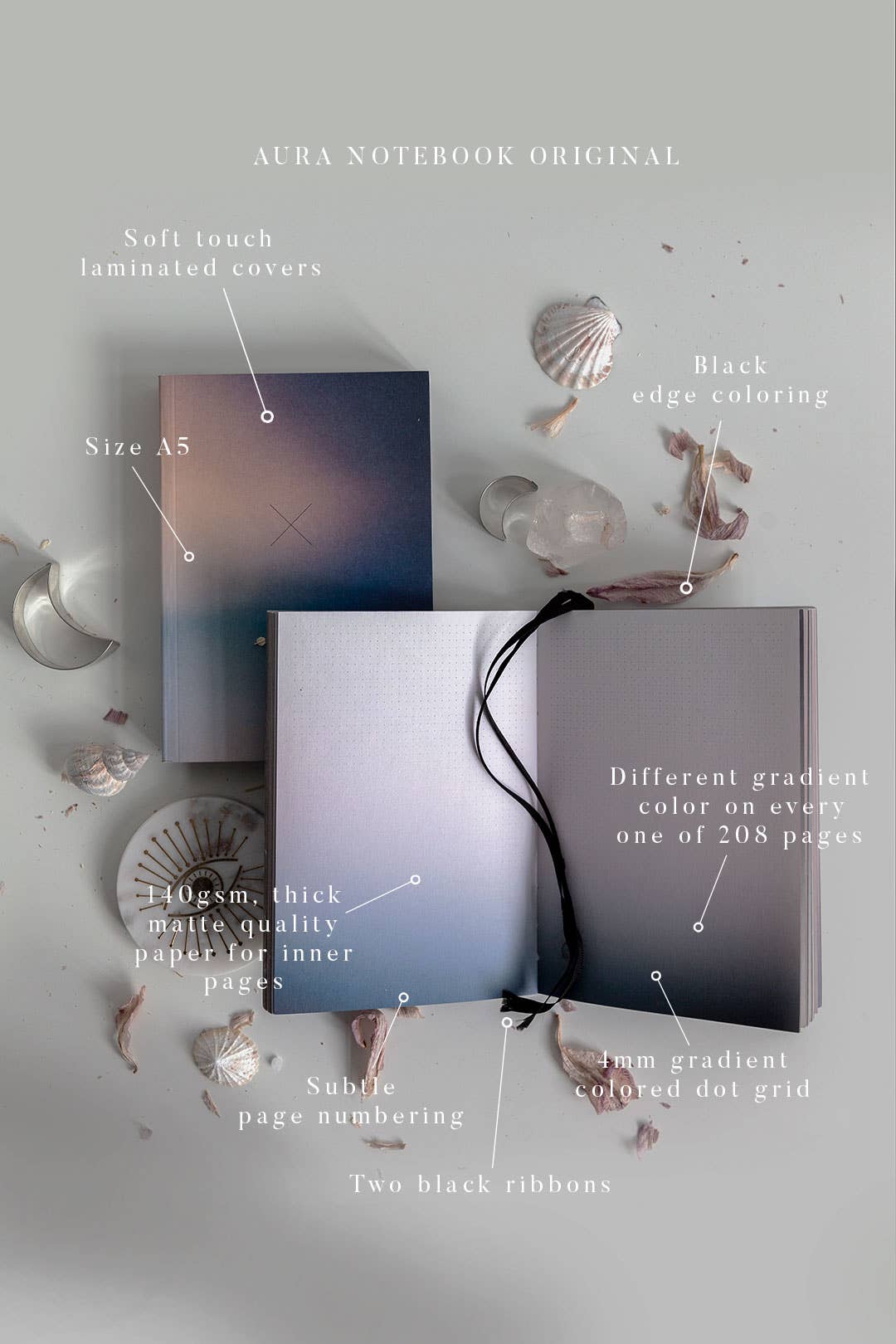 Aura notebook - Aura Notizbuch A5 | AURA ORIGINAL