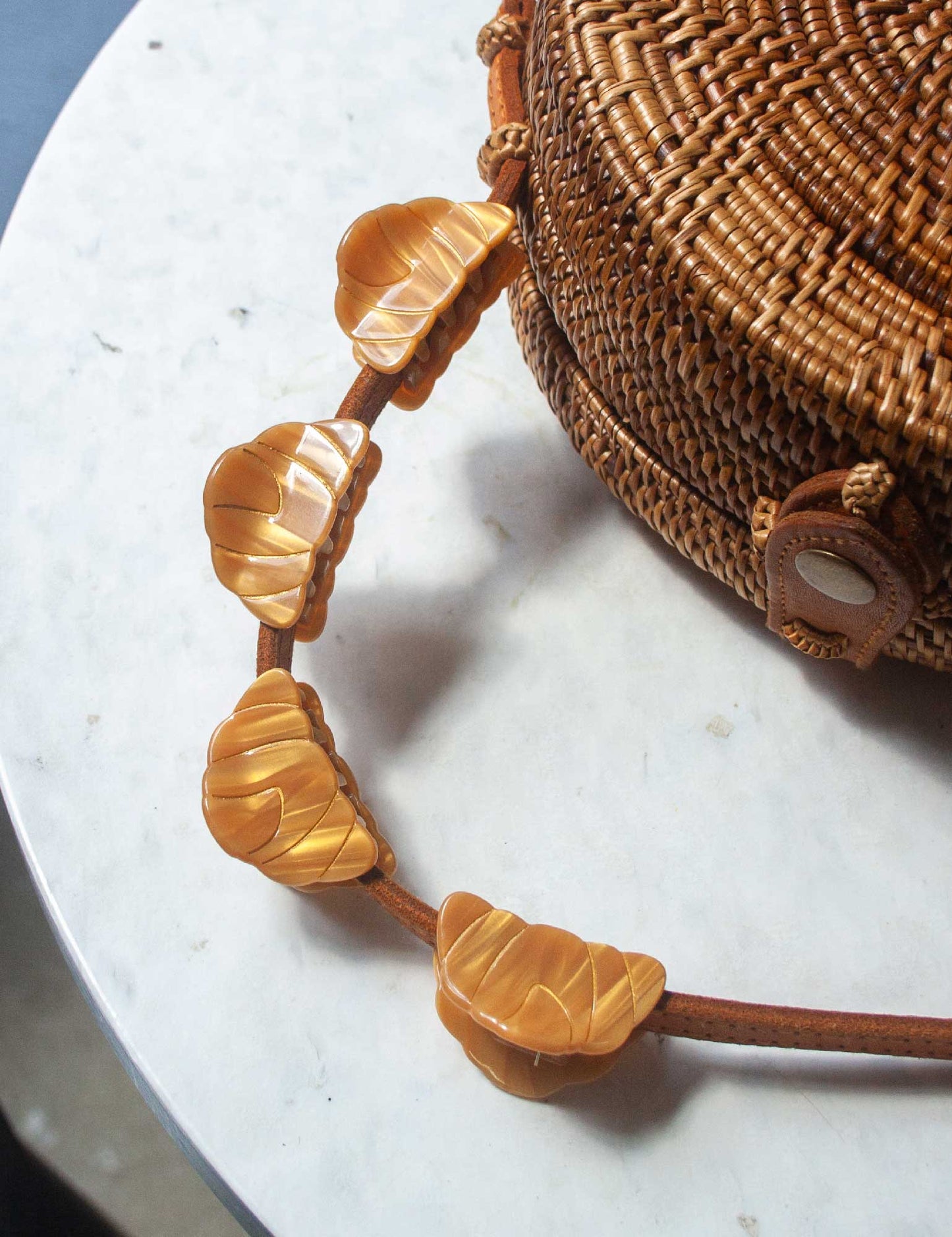 Mini Croissant Hairclip - Joanna Behar