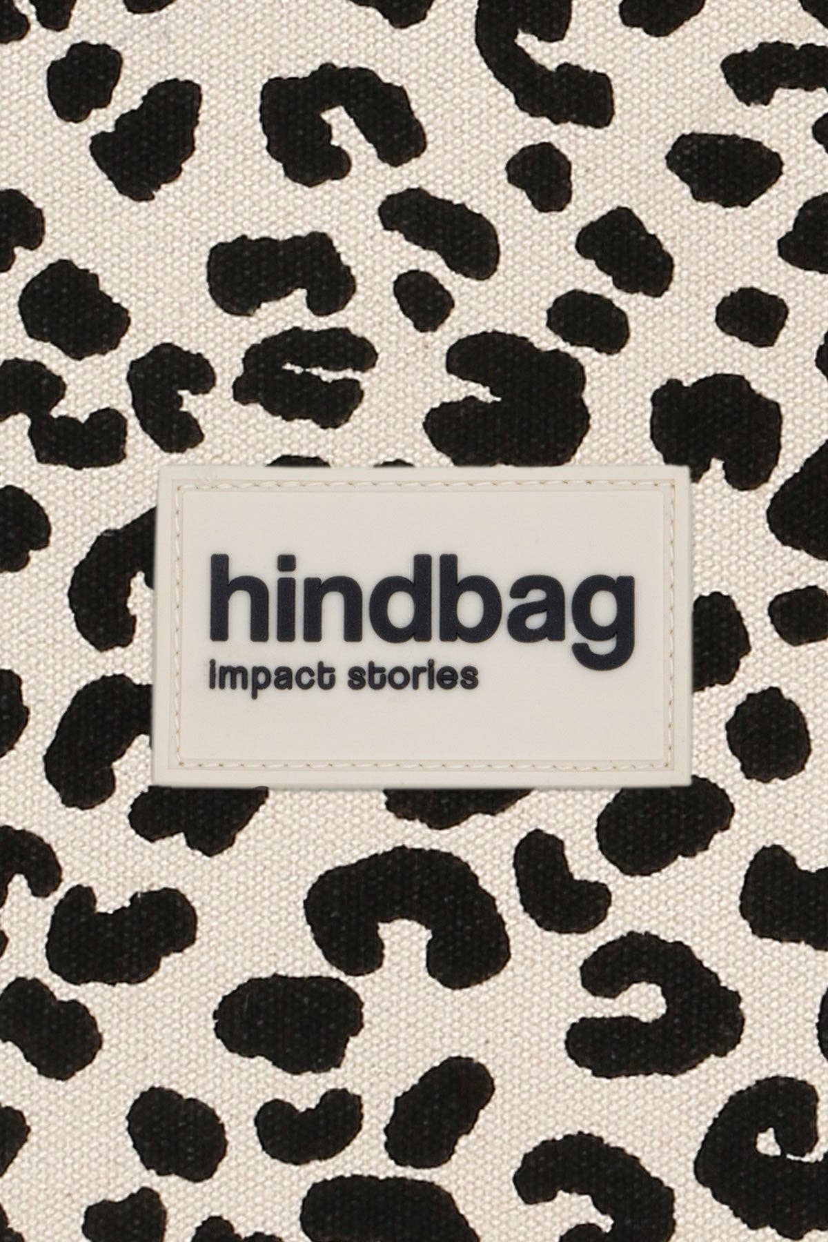 Hindbag - Leopardenmuster Ecru Schlüsselanhänger in Bananenform Côme