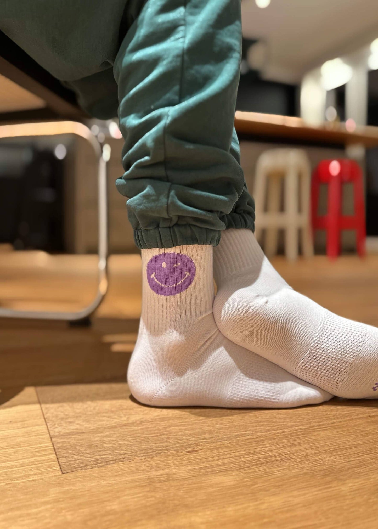 Purple Smile Tennissocken