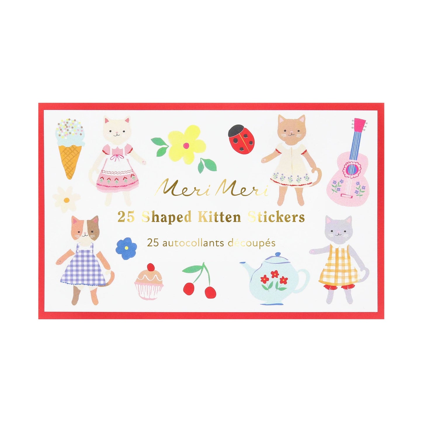 Kätzchen-Club Sticker Set von Meri Meri