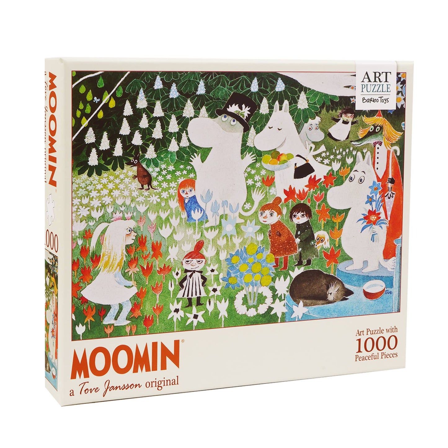 Moomin - Blumengarten Kunst-Puzzle - 1000 Teile - Barbo Toys