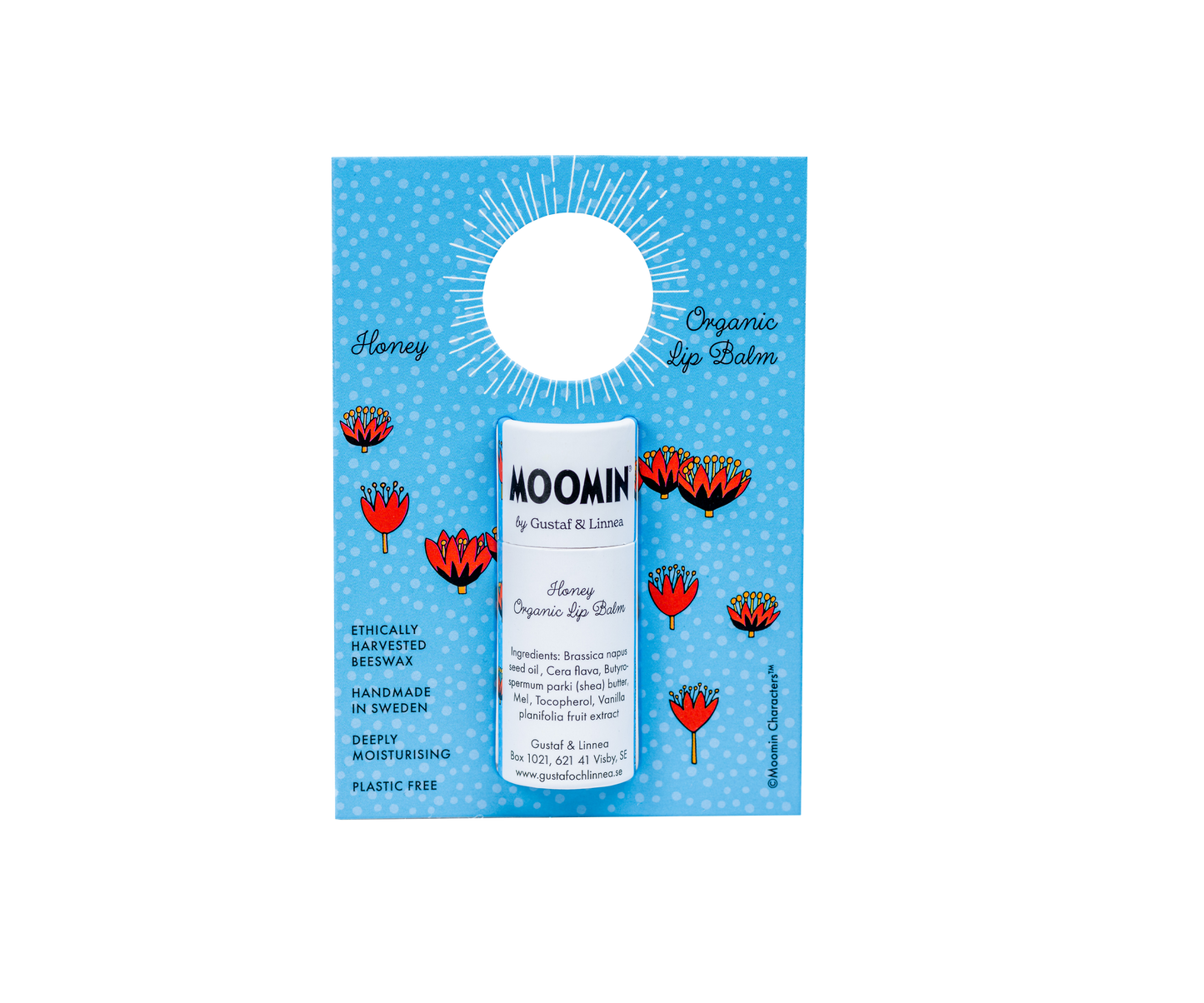 Gustaf och Linnea - Moomin von G&L – Lippenbalsam aus Bienenwachs mit Honig