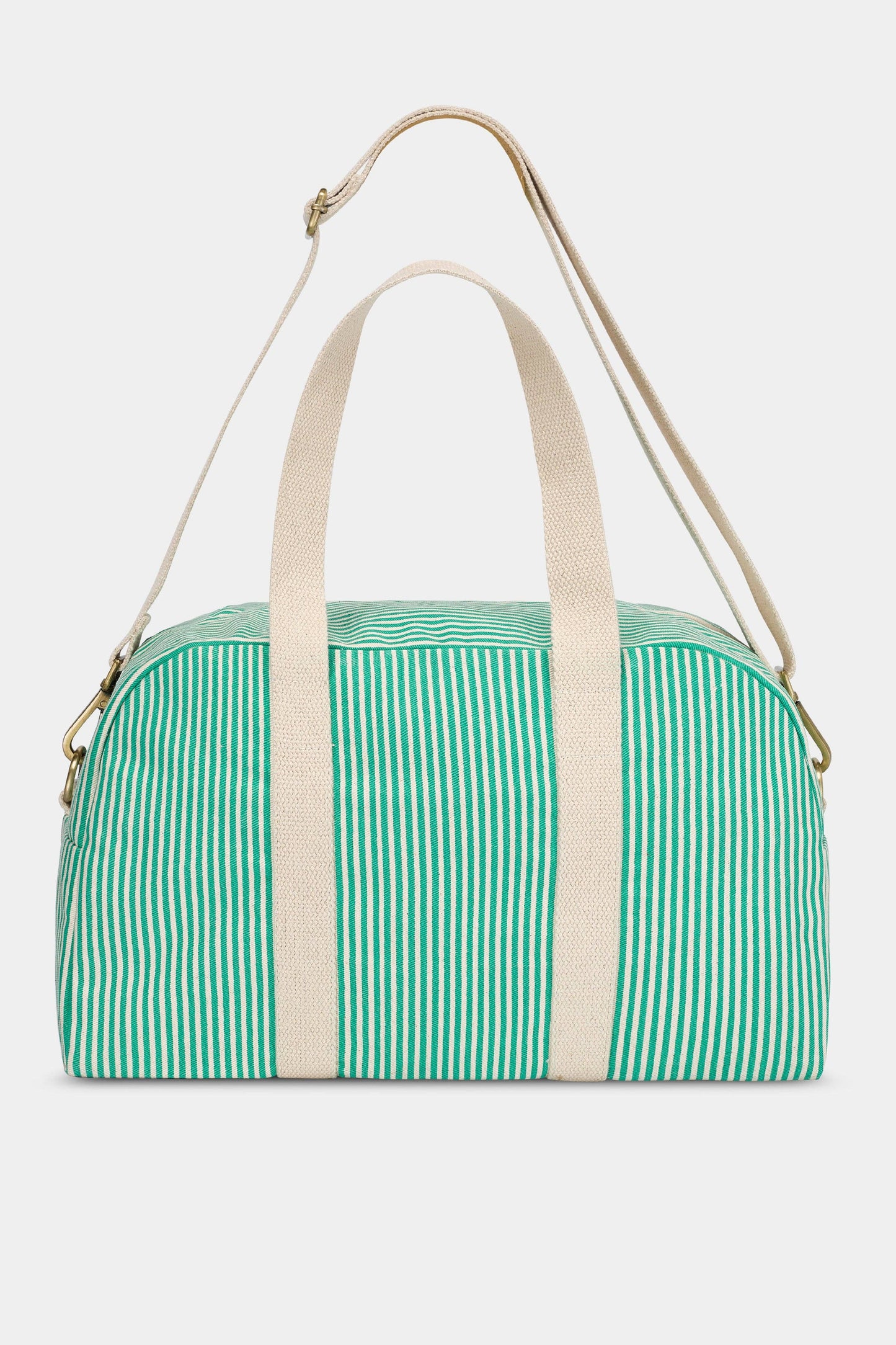 Hindbag - Weekender-Tasche Charlie, grüne Streifen