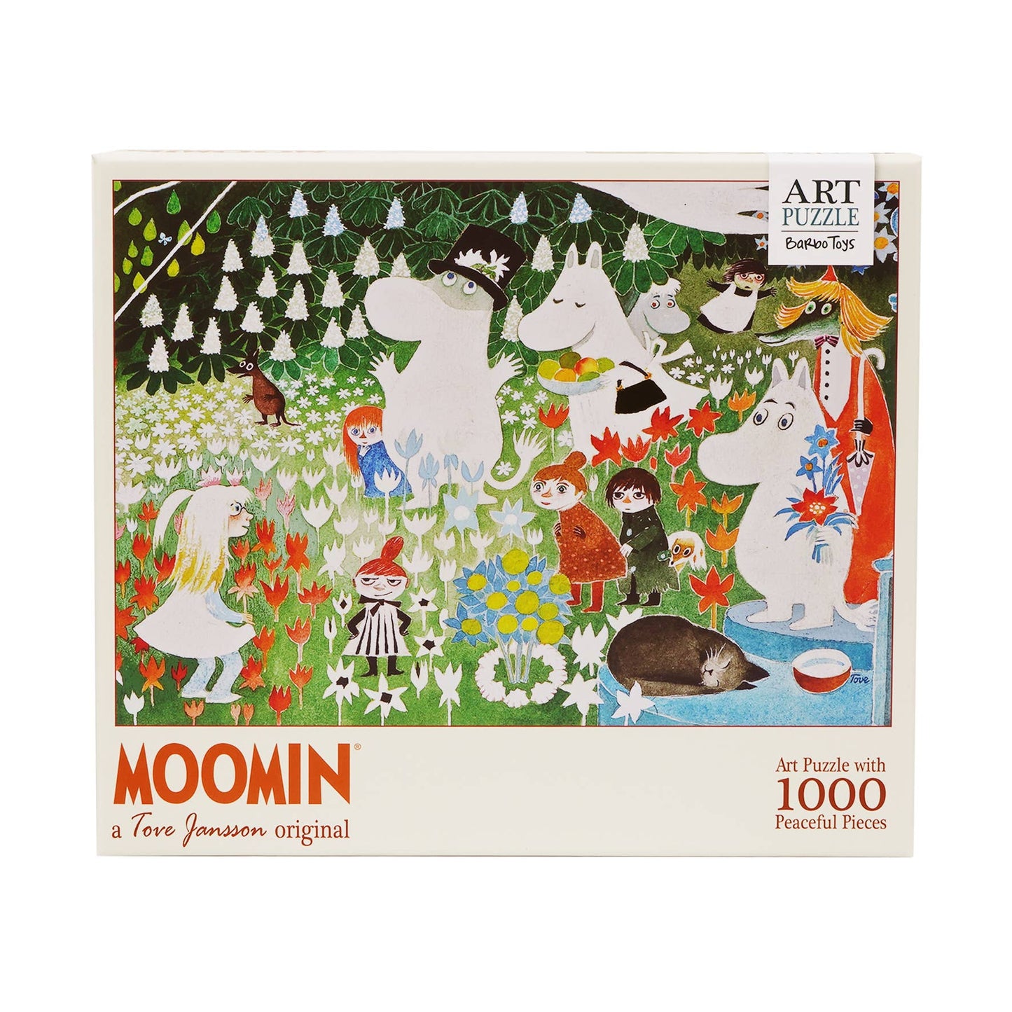 Moomin - Blumengarten Kunst-Puzzle - 1000 Teile - Barbo Toys
