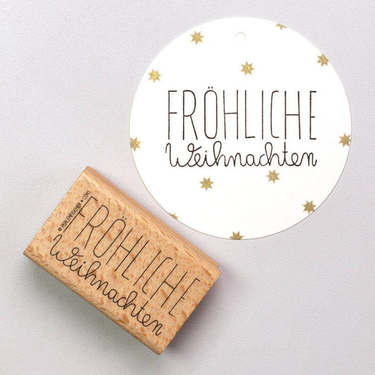 Stempel Fröhliche Weihnachten 2 von Perlenfischer
