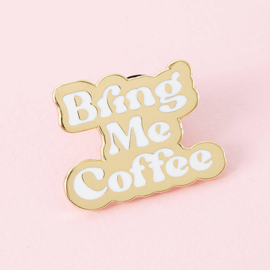Punky Pins - Emaille-Anstecker „Bring Me Coffee“
