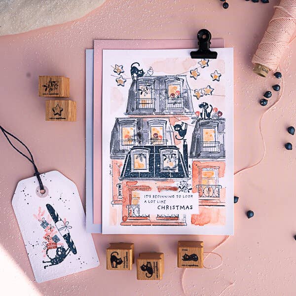 cats on appletrees - Stempel Baguette 2