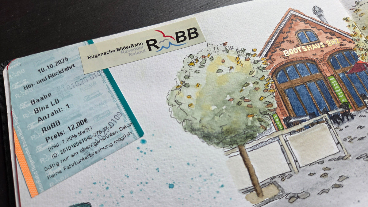 Workshop Pimp your Sketchbook mit Thomas @thomas_sketching.art 8.5.2027 von 10.30-12.30 Uhr