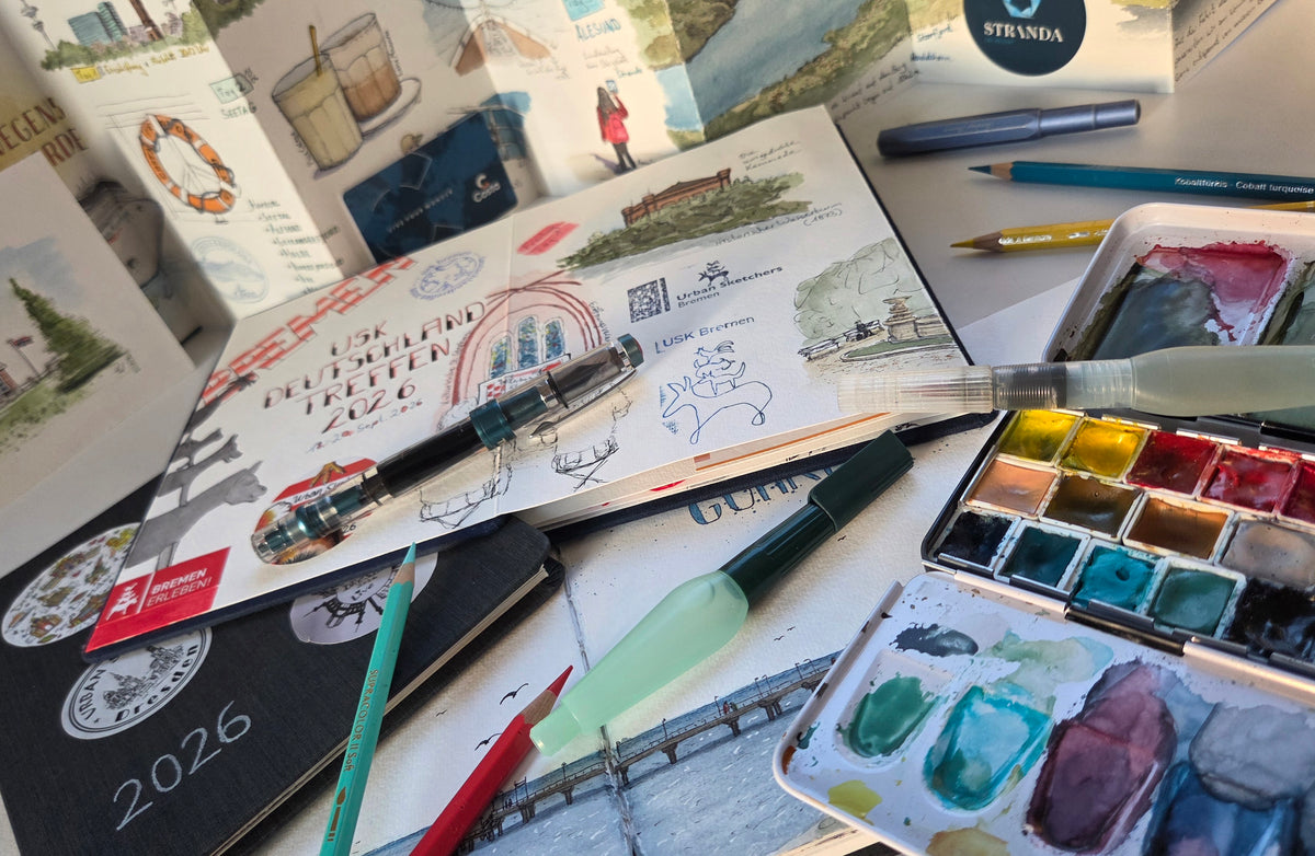 Workshop Pimp your Sketchbook mit Thomas @thomas_sketching.art 8.5.2027 von 10.30-12.30 Uhr