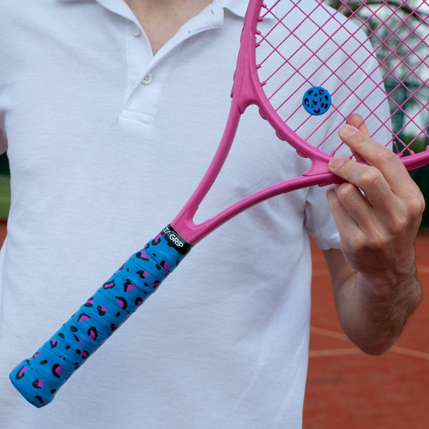 Overgrip Tennis oder Padel Blue Leo Looik Get A Grip Club - Griffband mit Style