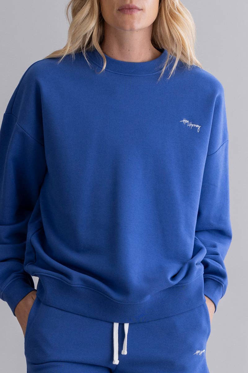 Hey Honey - Sweater Royal Blue