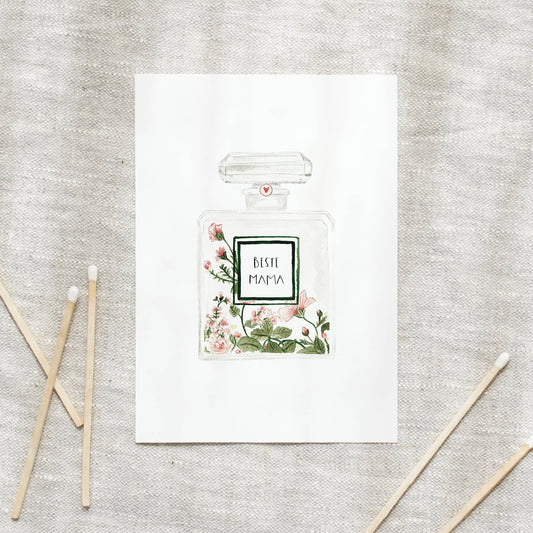 Postkarte - Beste Mama Leo La Douce