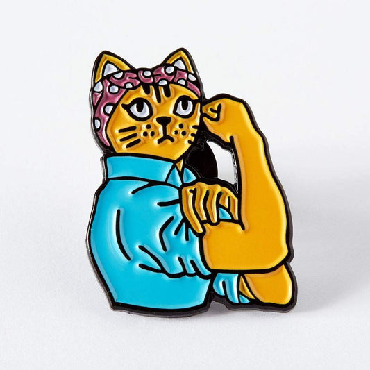 Pin power Cat - punky pins