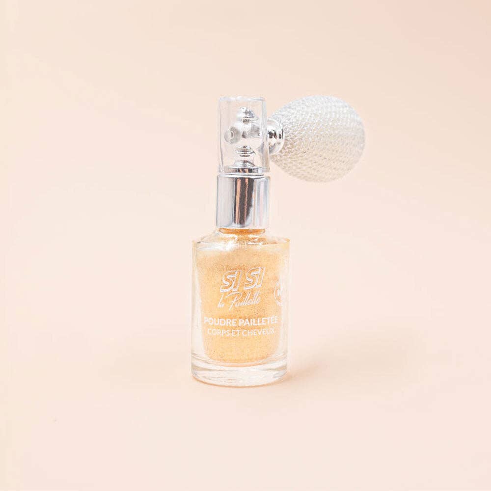 SI SI LA PAILLETTE - Glitzerpuderspray - Gold