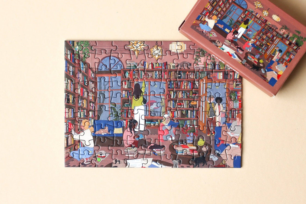 Piecely Puzzles - Mini-Puzzle Book Nook, 99 Teile