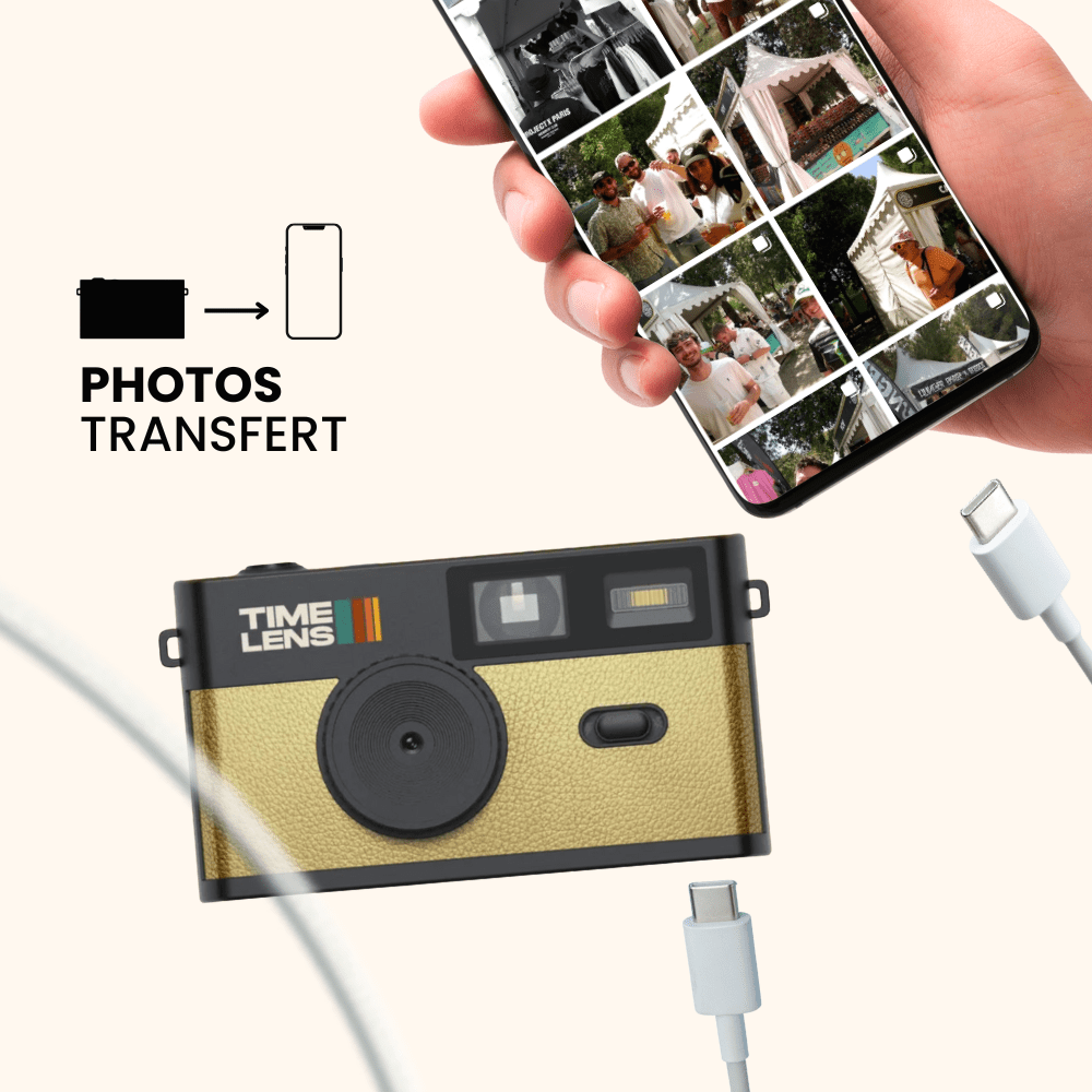 Time Lens - TimeLens® POP EDITION 80's Gold Kamera