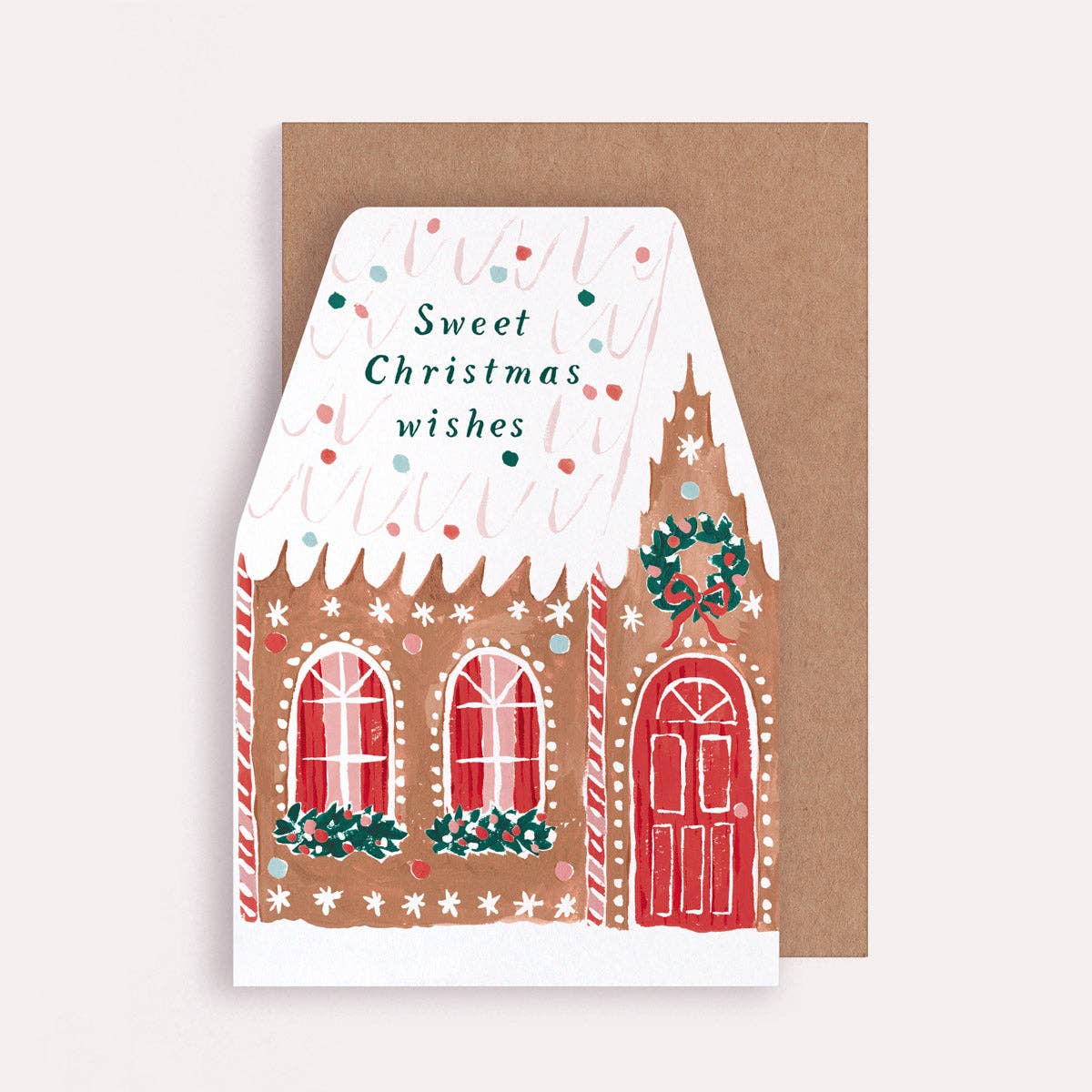 Lebkuchenhaus Weihnachtskarte | Festtagskarte Sister Paper