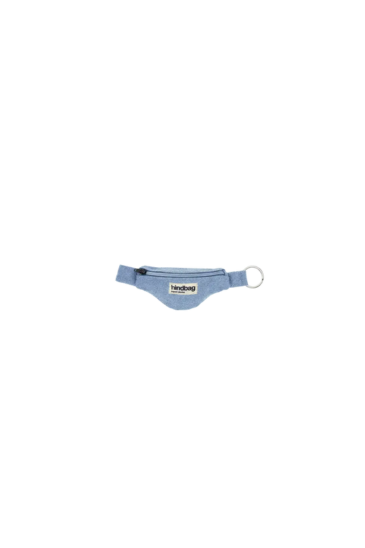 Hindbag - Bananen-Schlüsselanhänger Côme Blau Denim