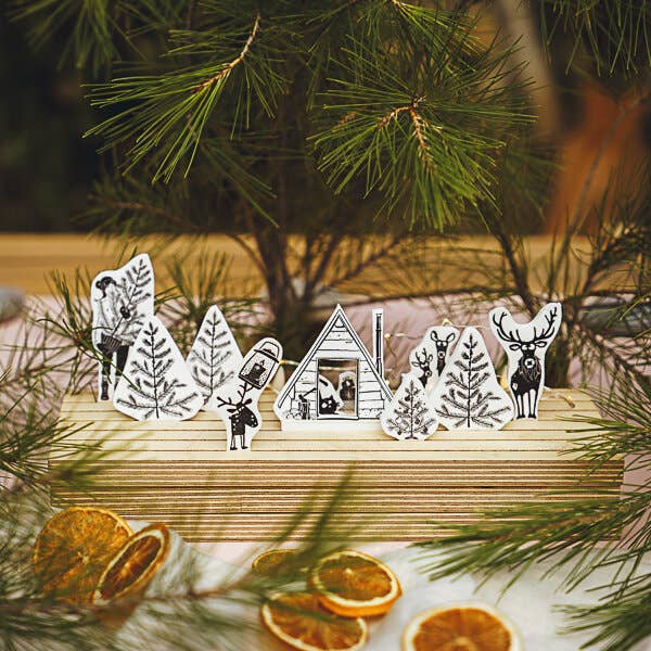 cats on appletrees - Stempel Hirschkuh Galadriel