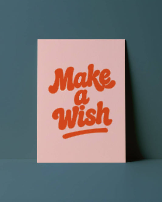 SCHUSCHU Shop - POSTKARTE - MAKE A WISH