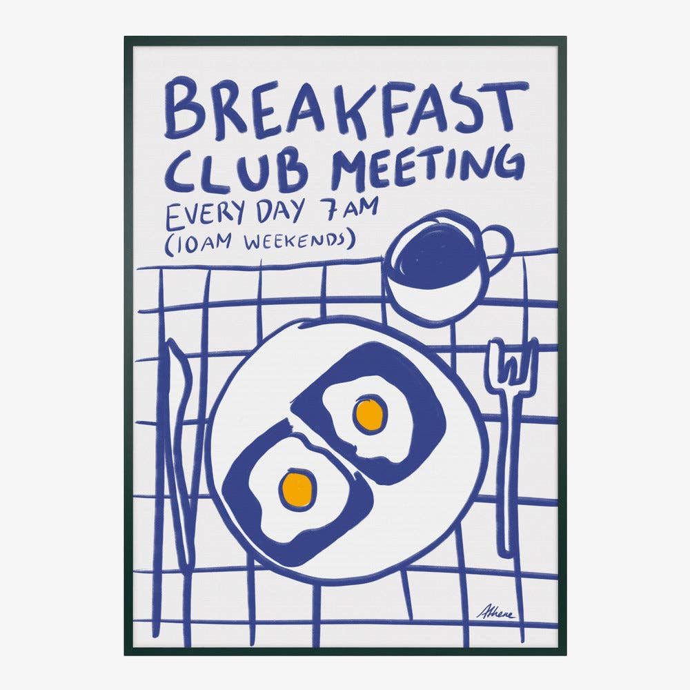 Pictufy Wholesale - Breakfast Club Eier-Kunstdruck – Naive Küchendekoration