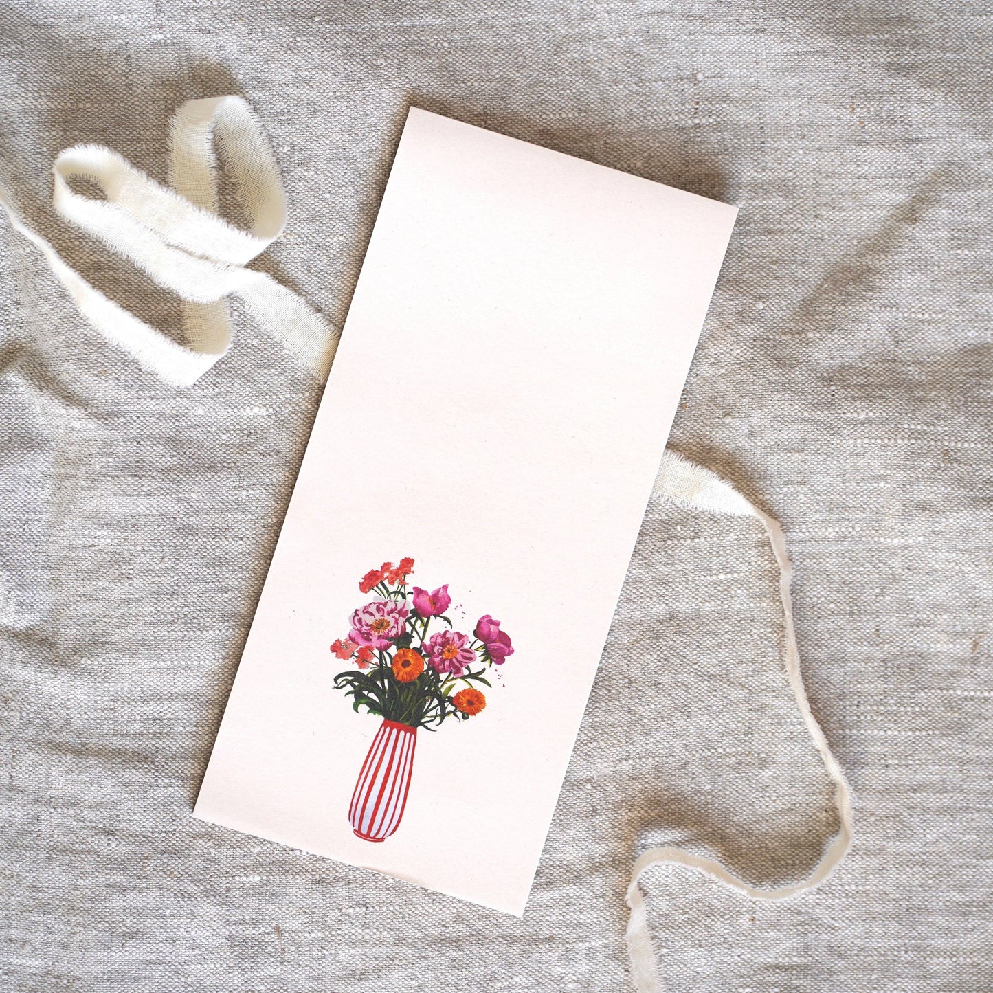 Notizblock Pink Peonies von Leo La Douce