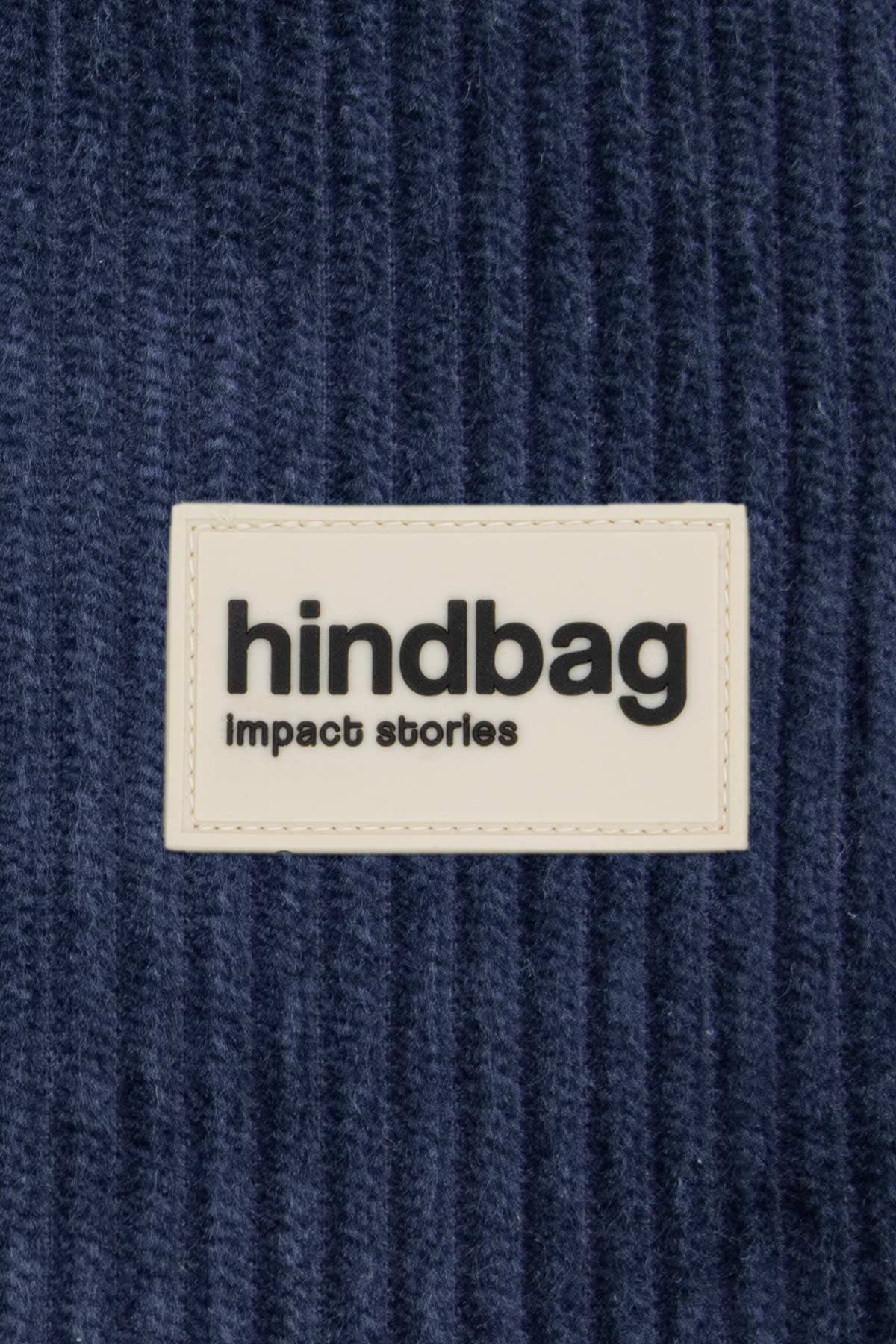 Hindbag - Bananen-Schlüsselanhänger Côme Samt Marine