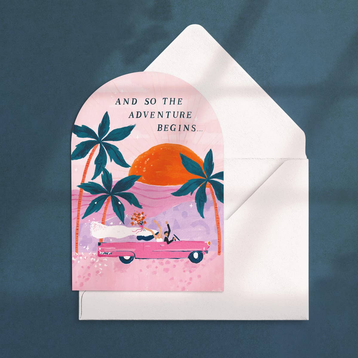 Abenteuer Hochzeitskarte | Braut & Bräutigam Karte | Hochzeitskarten Sister Paper