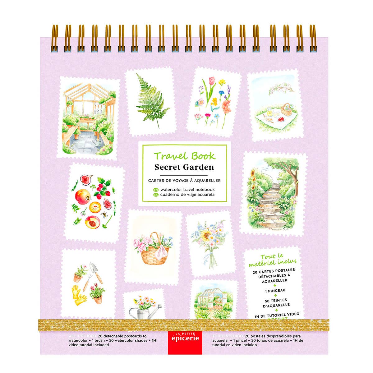 La Petite Épicerie - Malbuch - Der geheime Garten