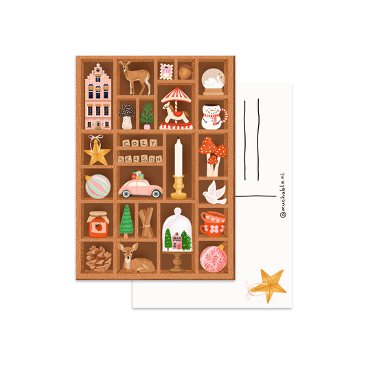Weihnachtskarte - Christmas Vibes Muchable