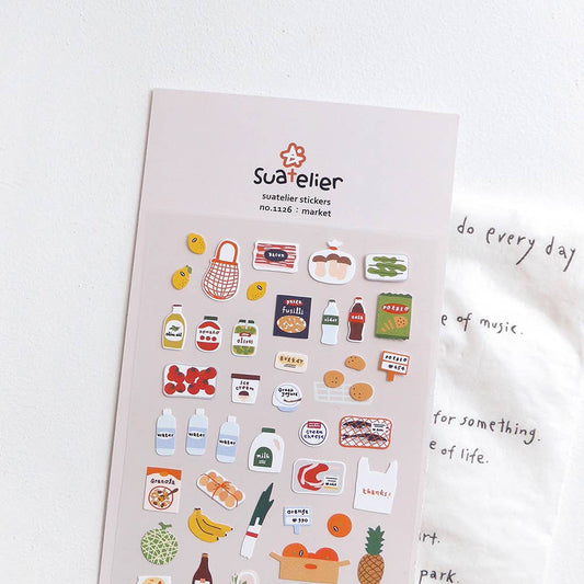 Sticker Markt Suatelier