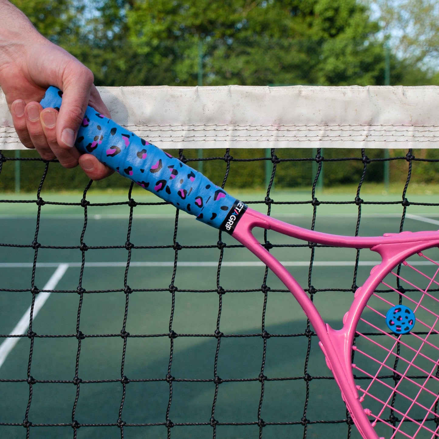 Overgrip Tennis oder Padel Blue Leo Looik Get A Grip Club - Griffband mit Style