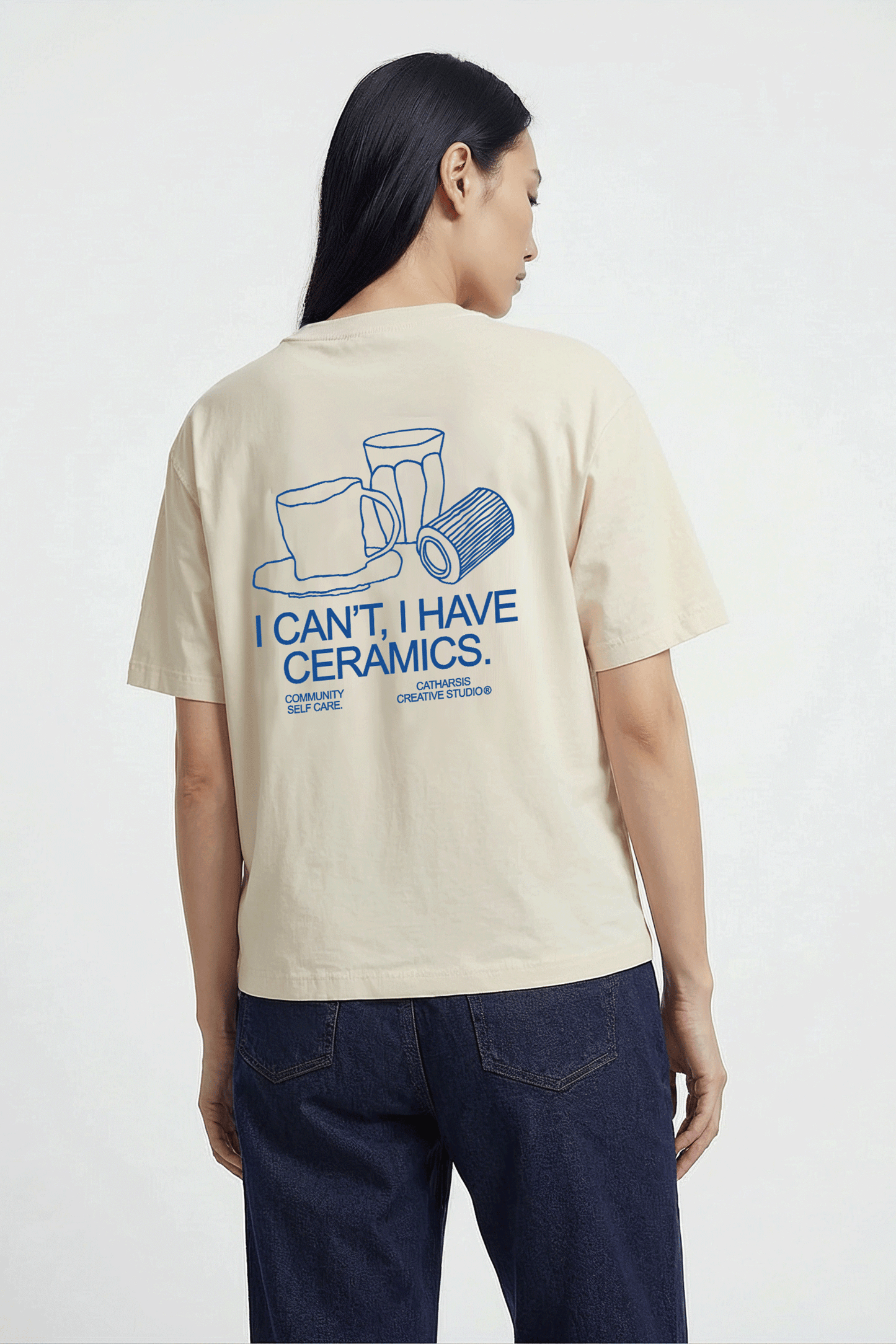 Catharsis - I can‘t I have ceramics cropped T-Shirt