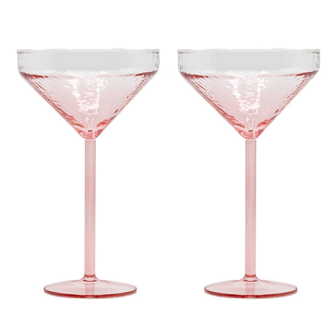 Cocktailglas Claude | Set aus 2 | rosa | Martinigläser Brut Homeware