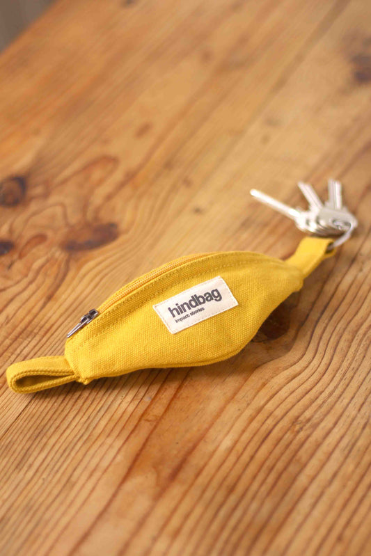 Hindbag - Bananen-Schlüsselanhänger Côme Safran