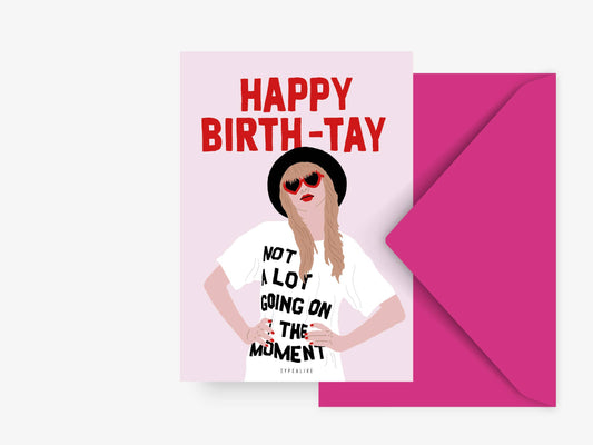 Postkarte Birth-Tay -Typealive