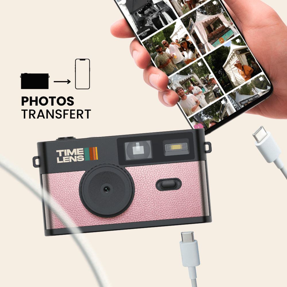 Time Lens - TimeLens® Kamera POP EDITION 80's PINK GOLD