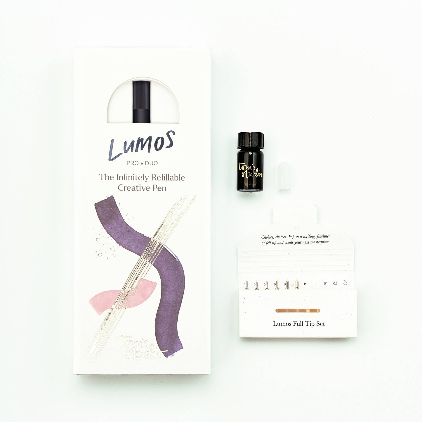 Tom's Studio Lumos Pro - Nachfüllbarer Stift mit mehreren Spitzen