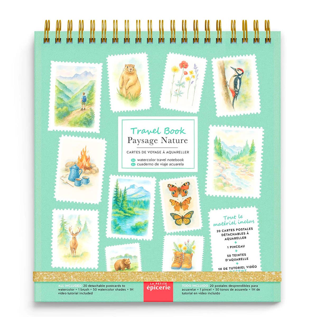 La Petite Épicerie - Malbuch - Naturlandschaft