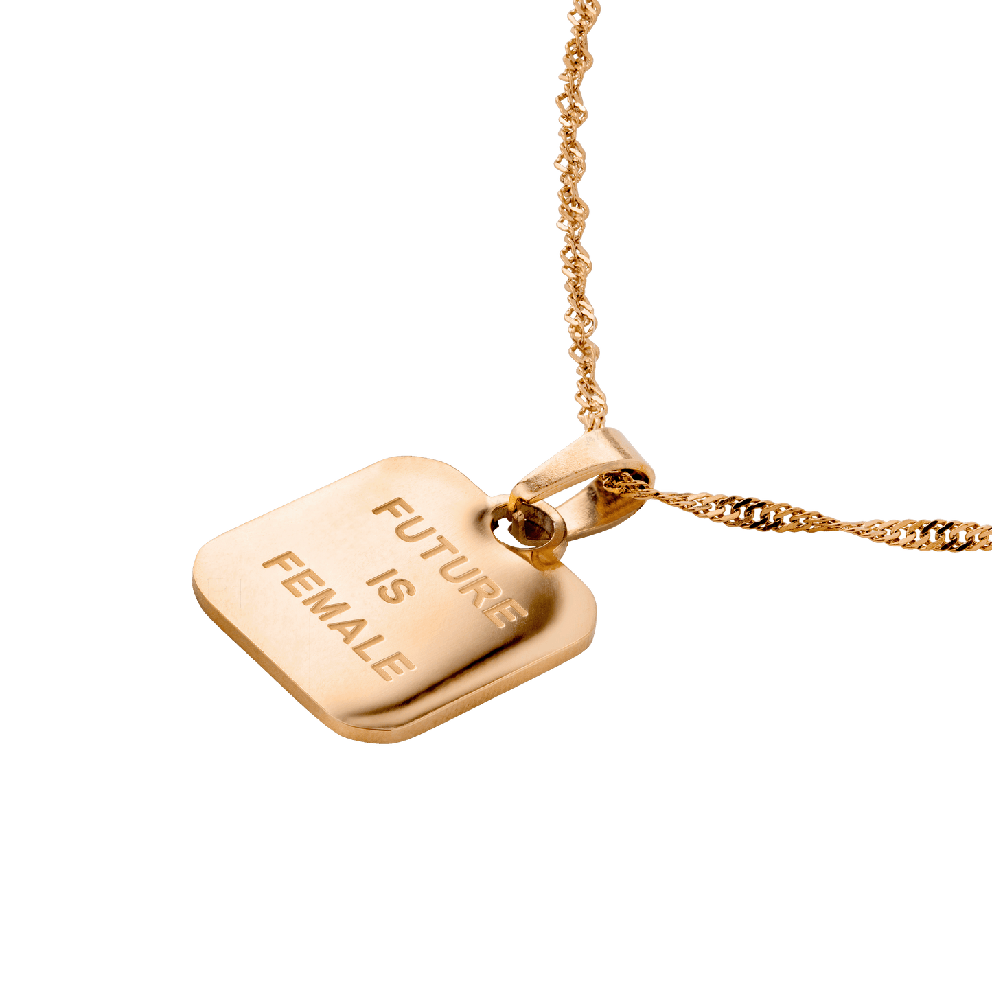 Future is female Necklace Roségold - Luamaya
