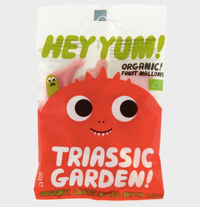 HEY YUM! - HEY YUM! Triassic Garden - Bio-Frucht-Marschmallow, 50 g