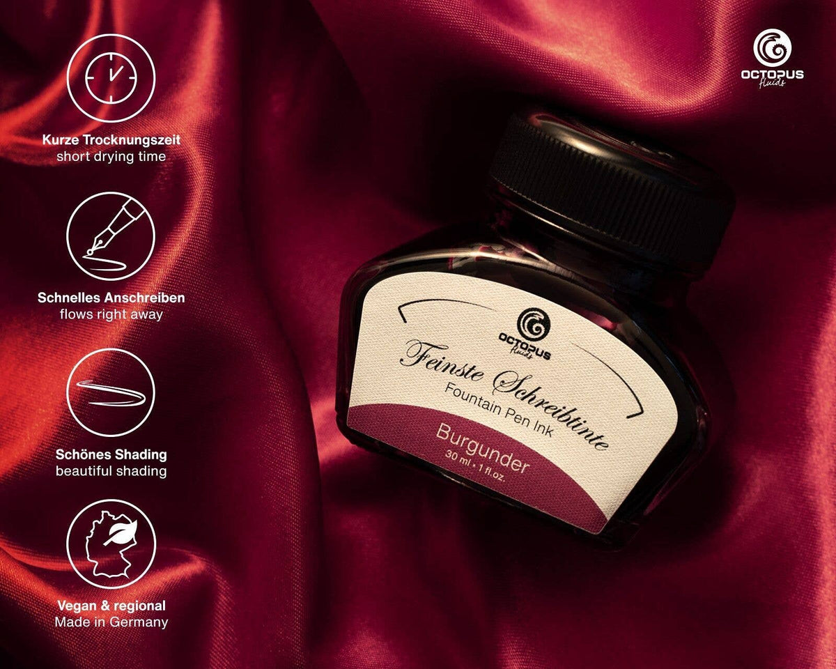 Octopus Concept GmbH - Schreibtinte Burgunder 30 ml