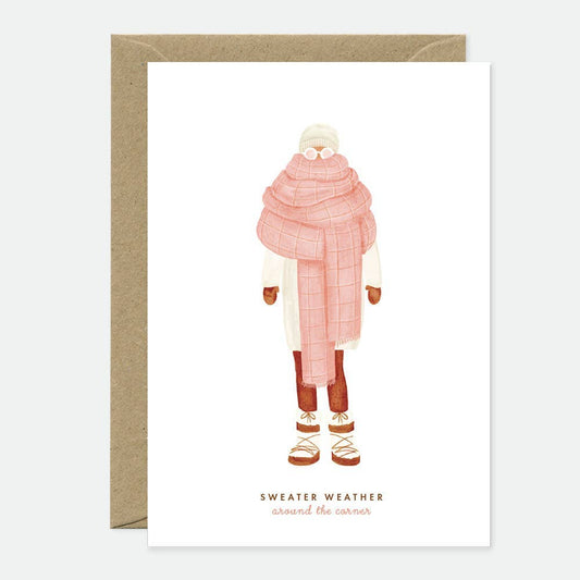 Klappkarte Sweater Weather - all the ways