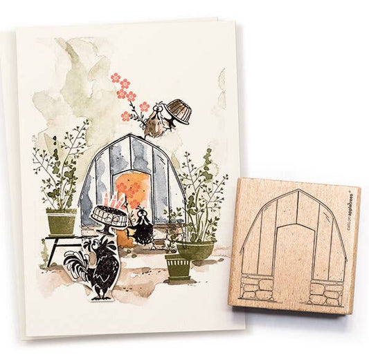 Stempel Gewächshaus, Stall - cats on appletrees