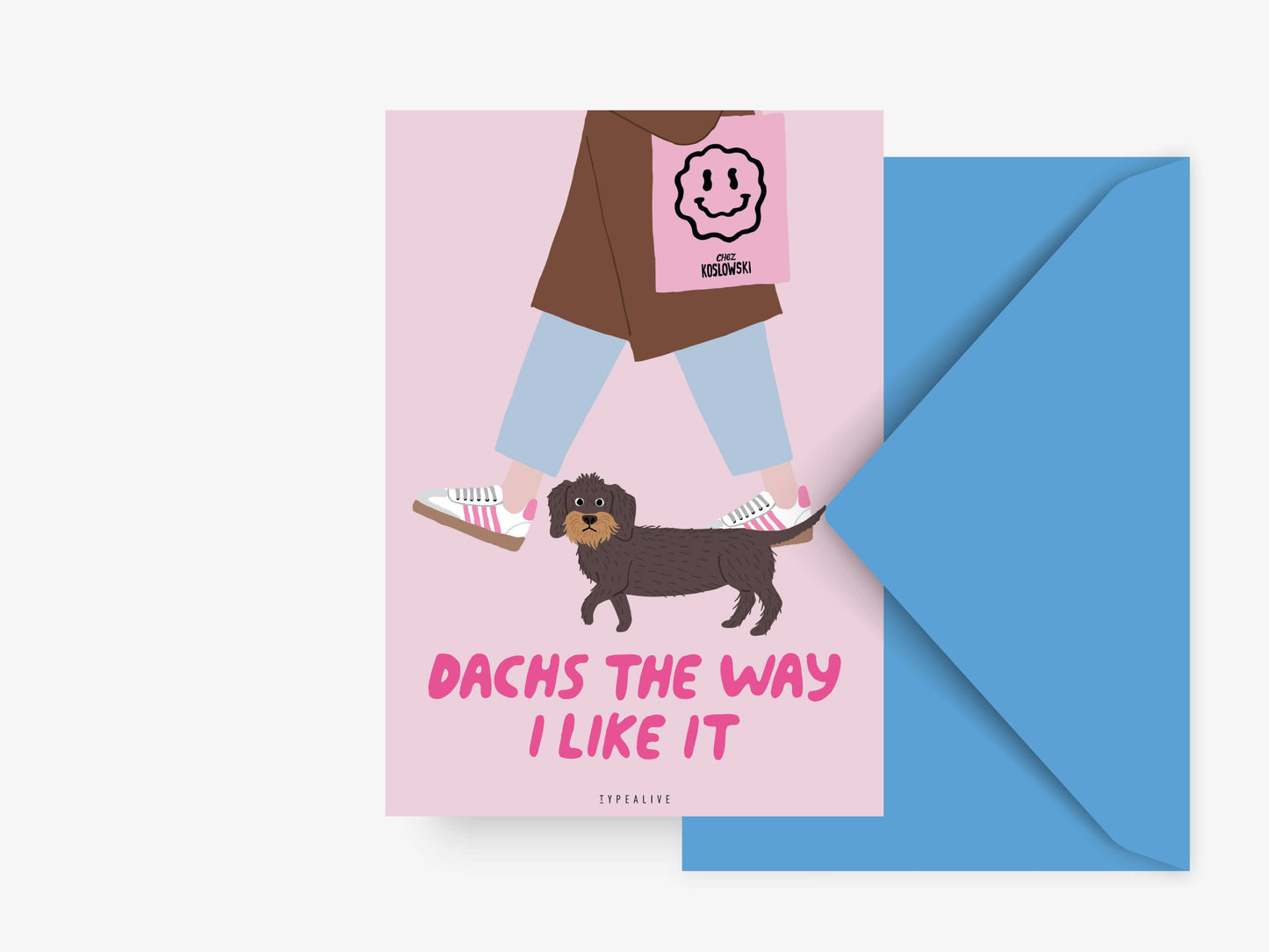 typealive - Postkarte / Petisfaction "Dogs" Dachs The Way