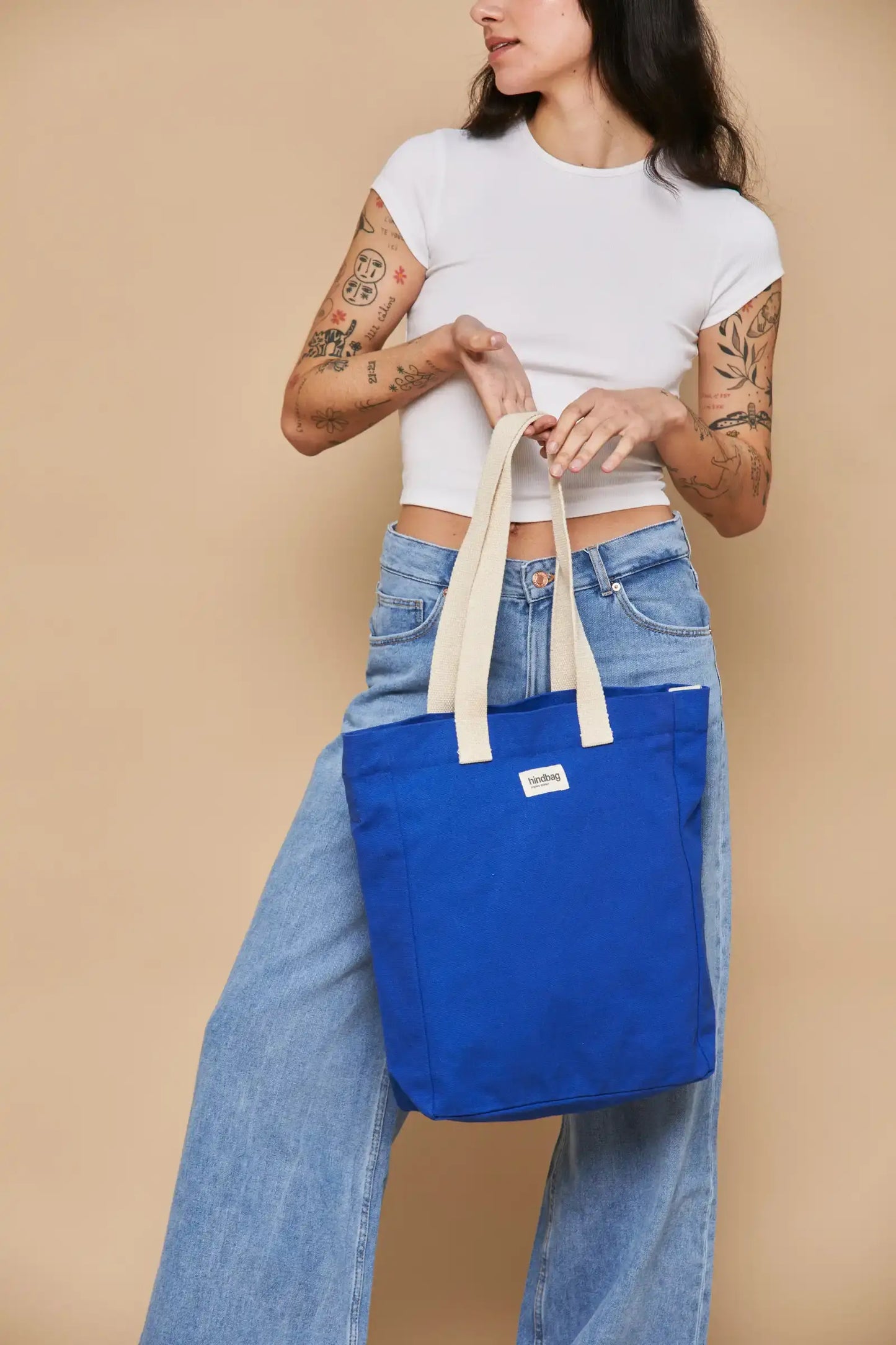 Hindbag - Paul Tote Tasche in Elektrischblau