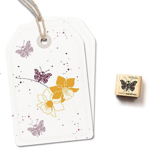 Ministempel Schmetterling Wilhelm - cats on appletrees